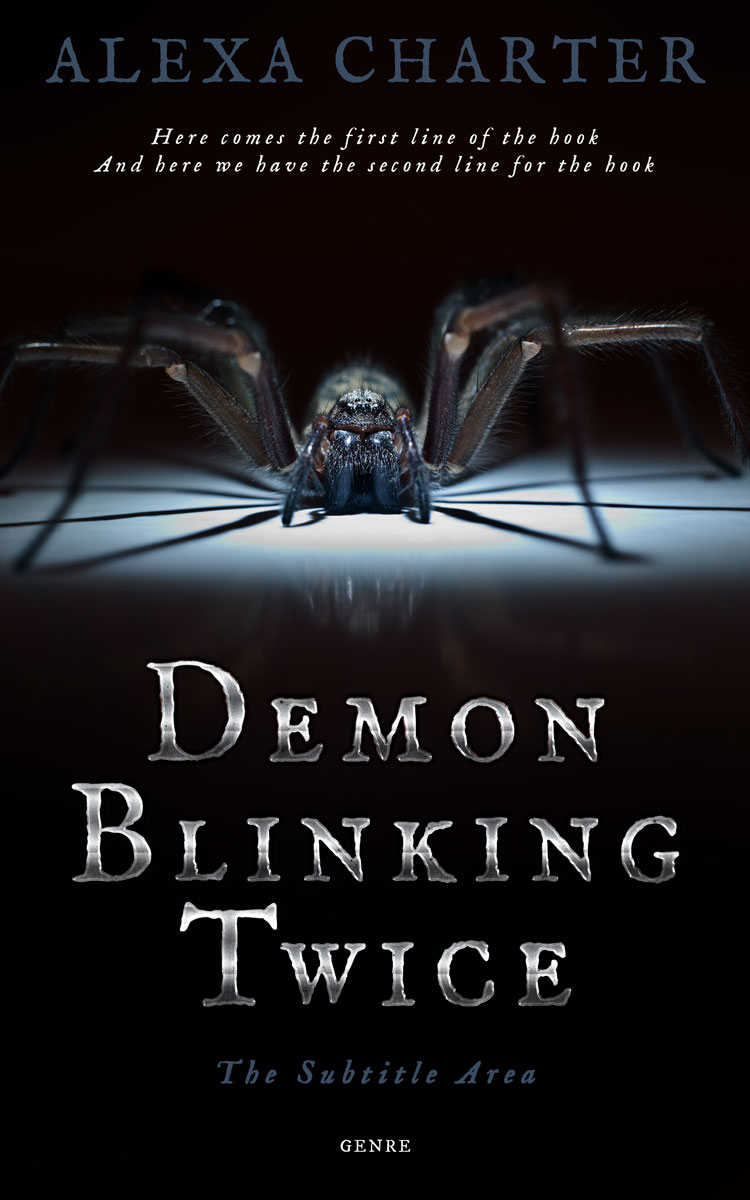 2D view of Cod Gray #12345 - Premade Horror Book Cover