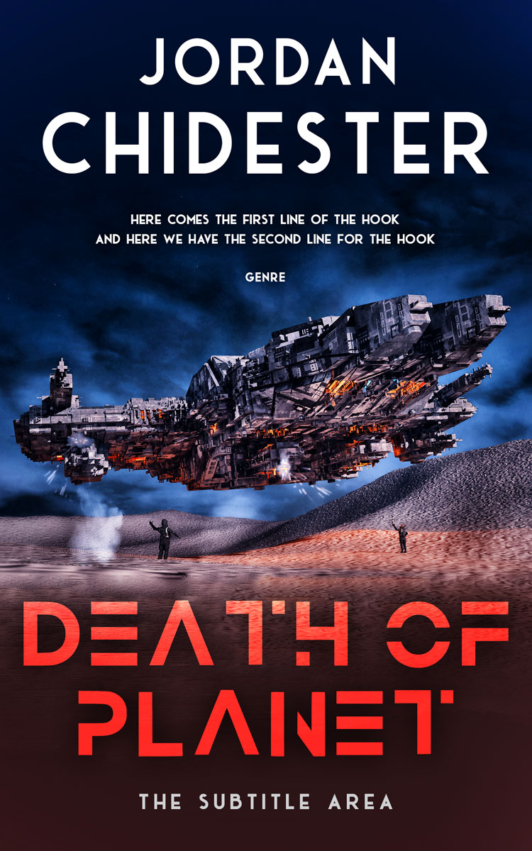 2D view of Premade Science Fiction Book Cover - Mirage