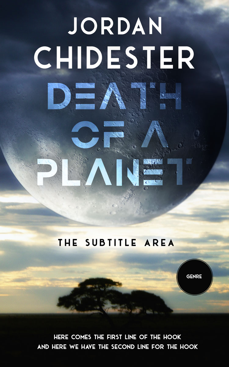 2D view of Moon Mist #12355 - Premade Science Fiction Book Cover