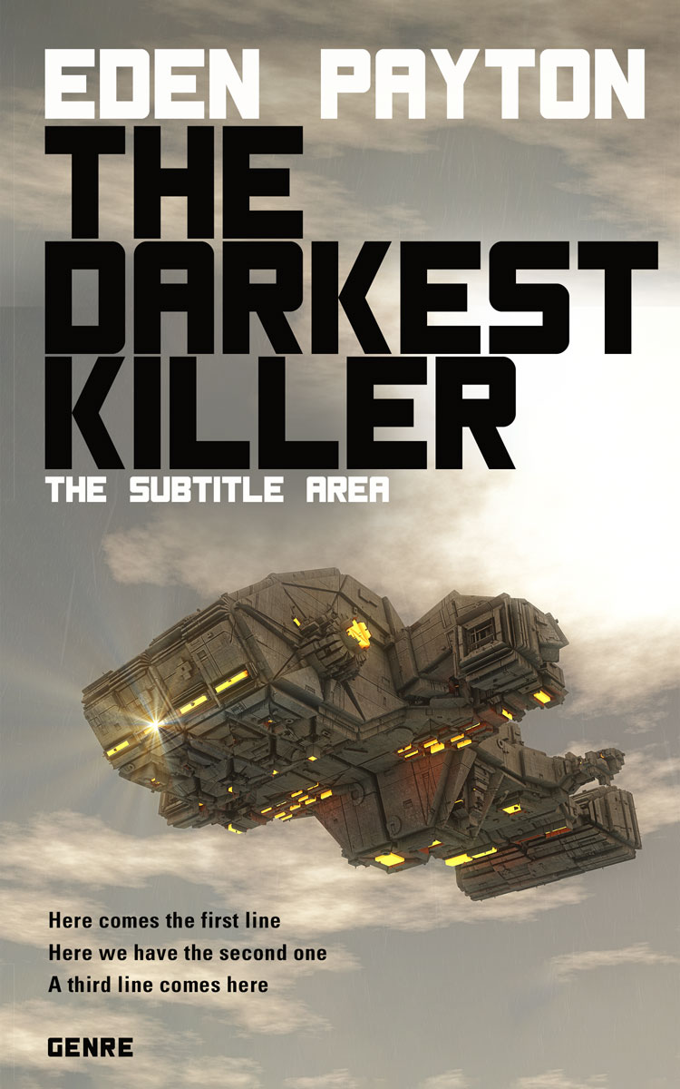 2D view of Premade Science Fiction Book Cover - Zorba