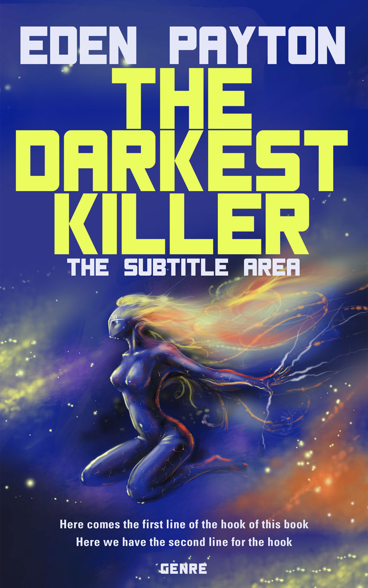 2D view of East Bay #12392 - Premade Science Fiction Book Cover