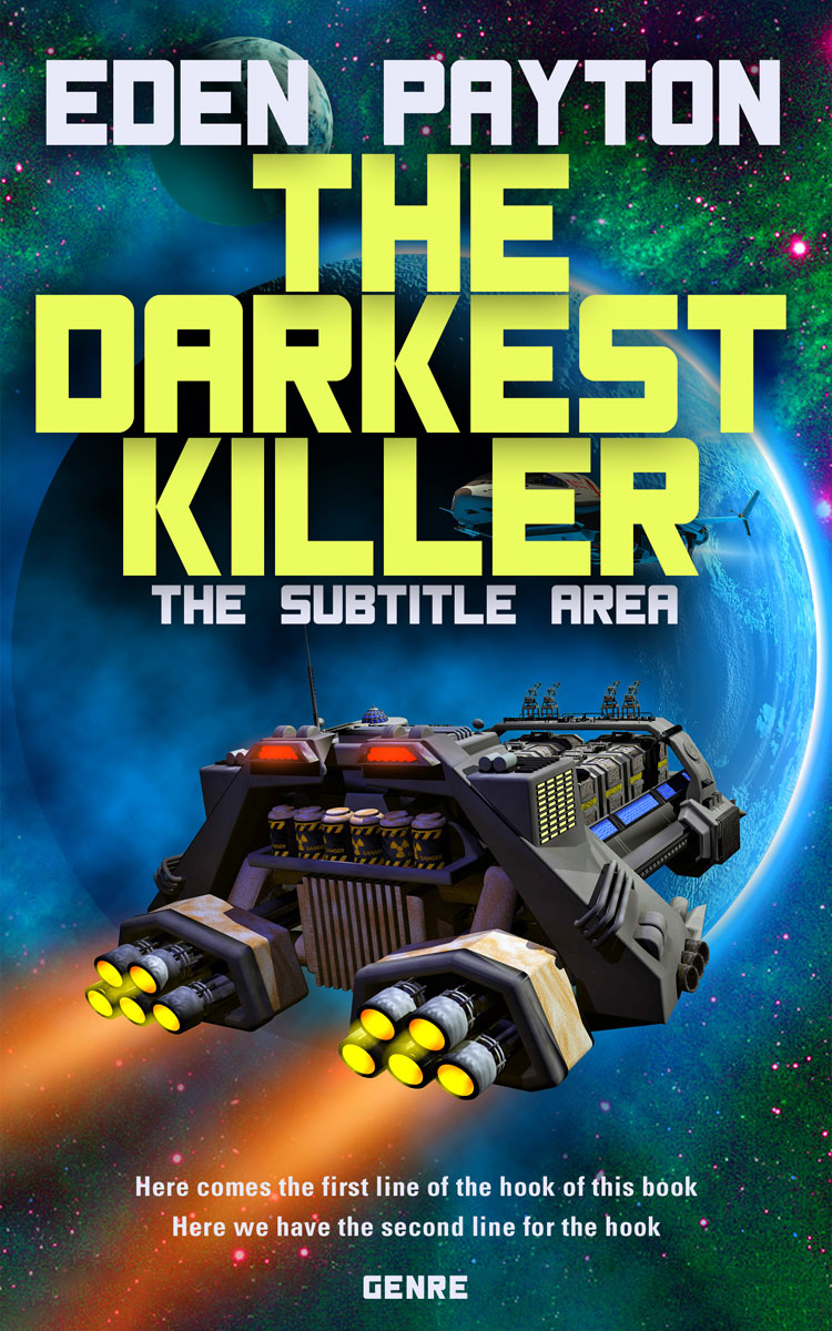 2D view of Chenin #12393 - Premade Science Fiction Book Cover