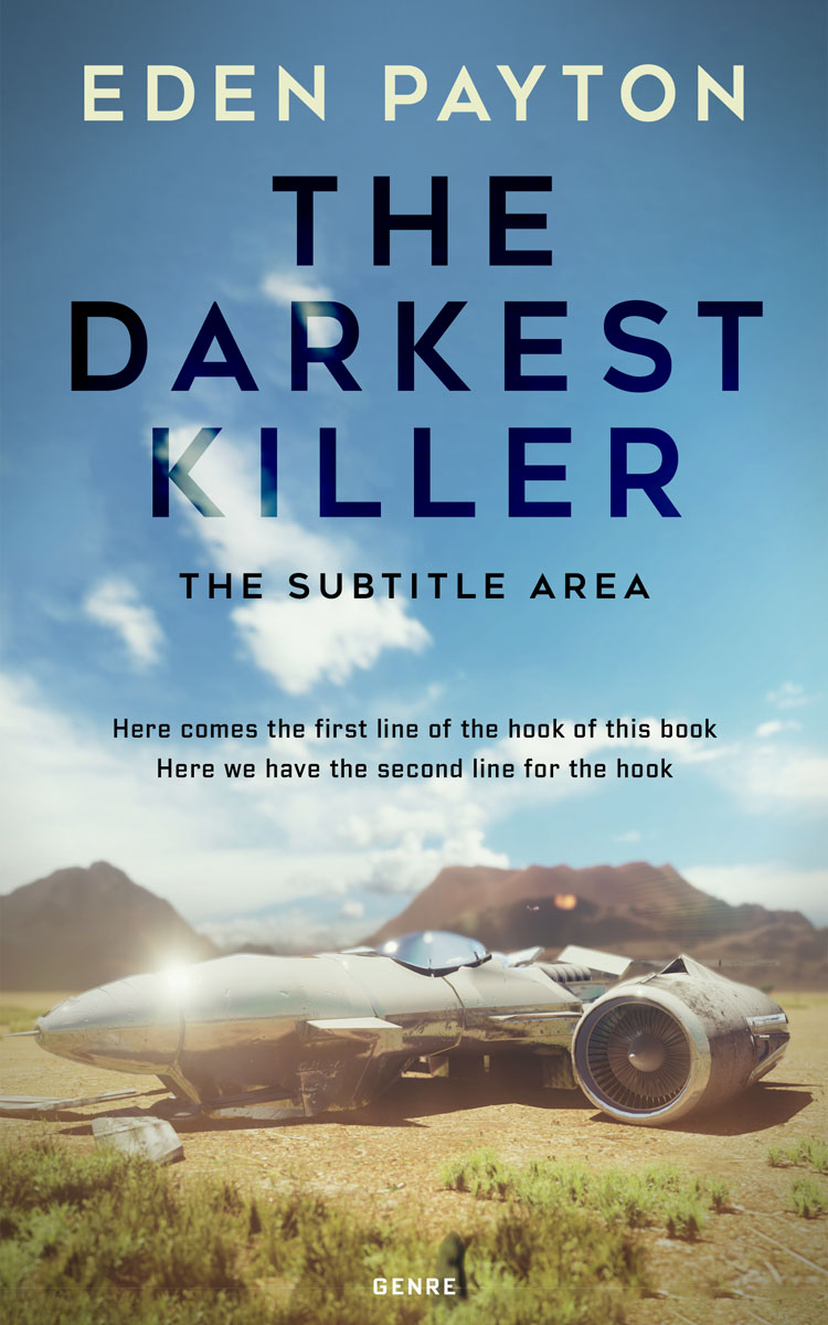 2D view of Gothic #12402 - Premade Science Fiction Book Cover