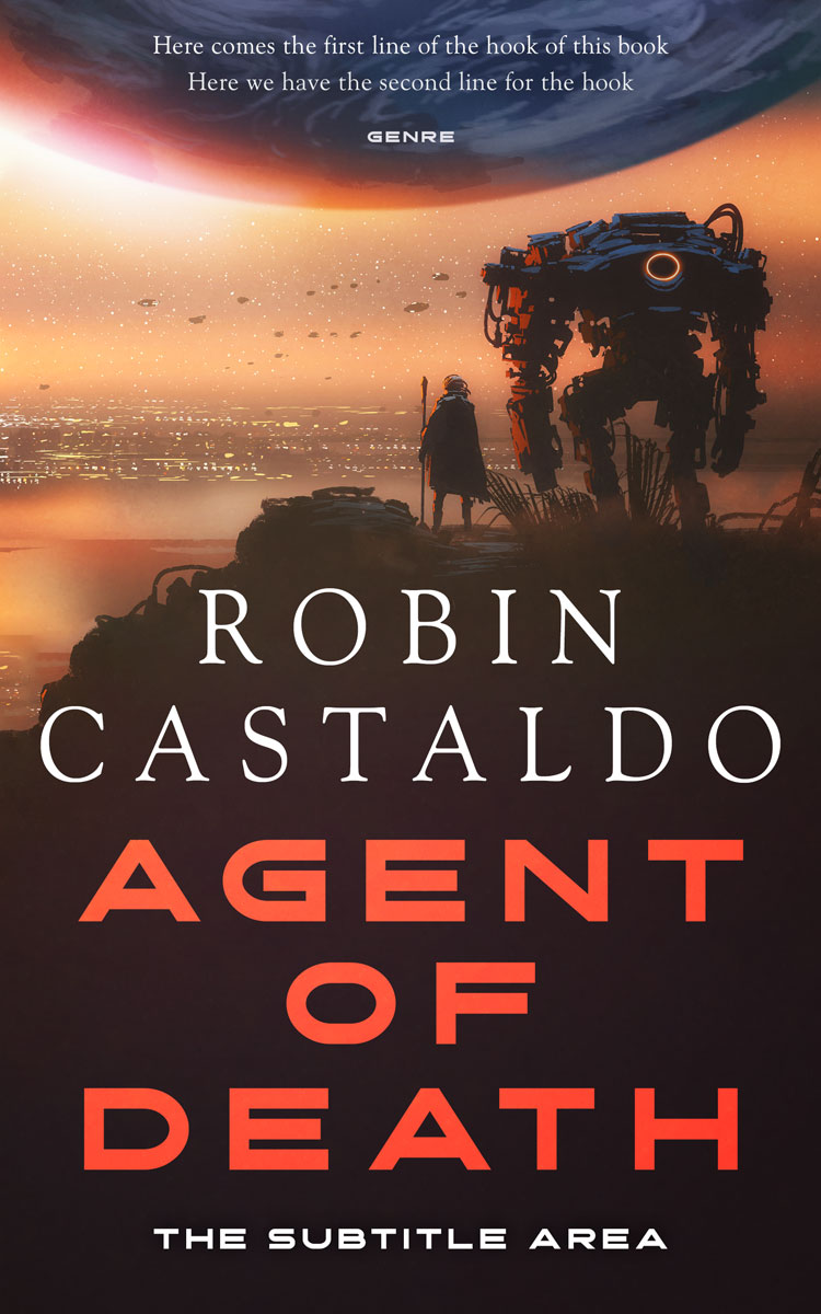 2D view of Copperfield #12410 - Premade Science Fiction Book Cover