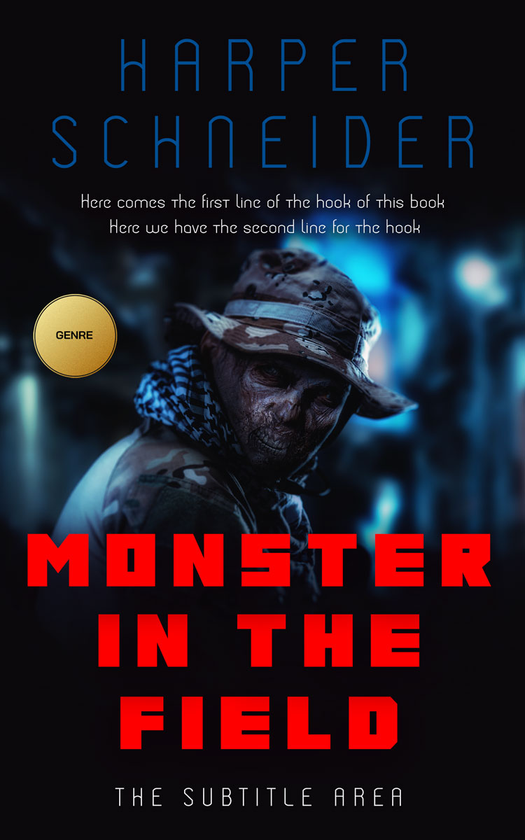 2D view of Premade Apocalyptica Book Cover - Bunker