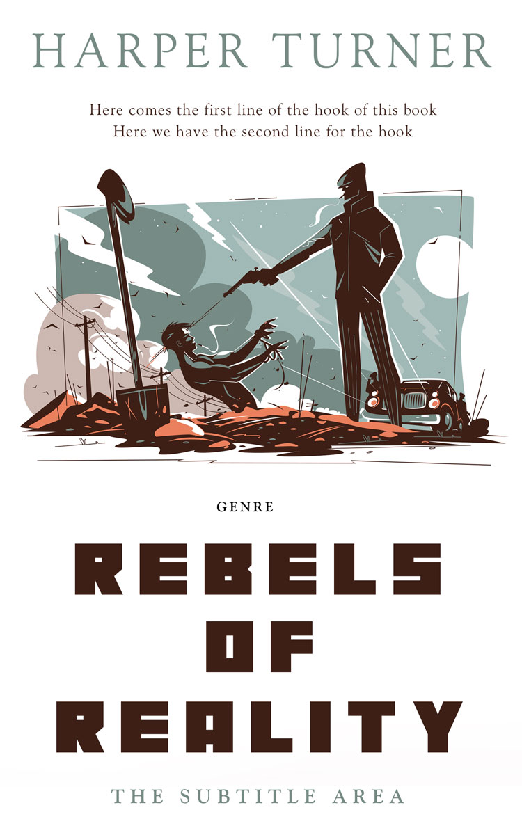 2D view of Premade Mystery & Thriller & Suspense Book Cover - Mondo