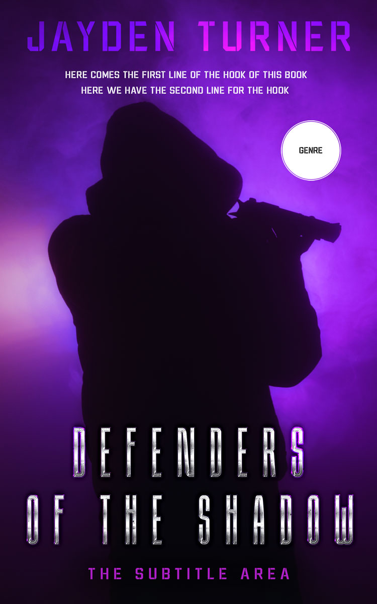 2D view of Violet #12462 - Premade Mystery & Thriller & Suspense Book Cover