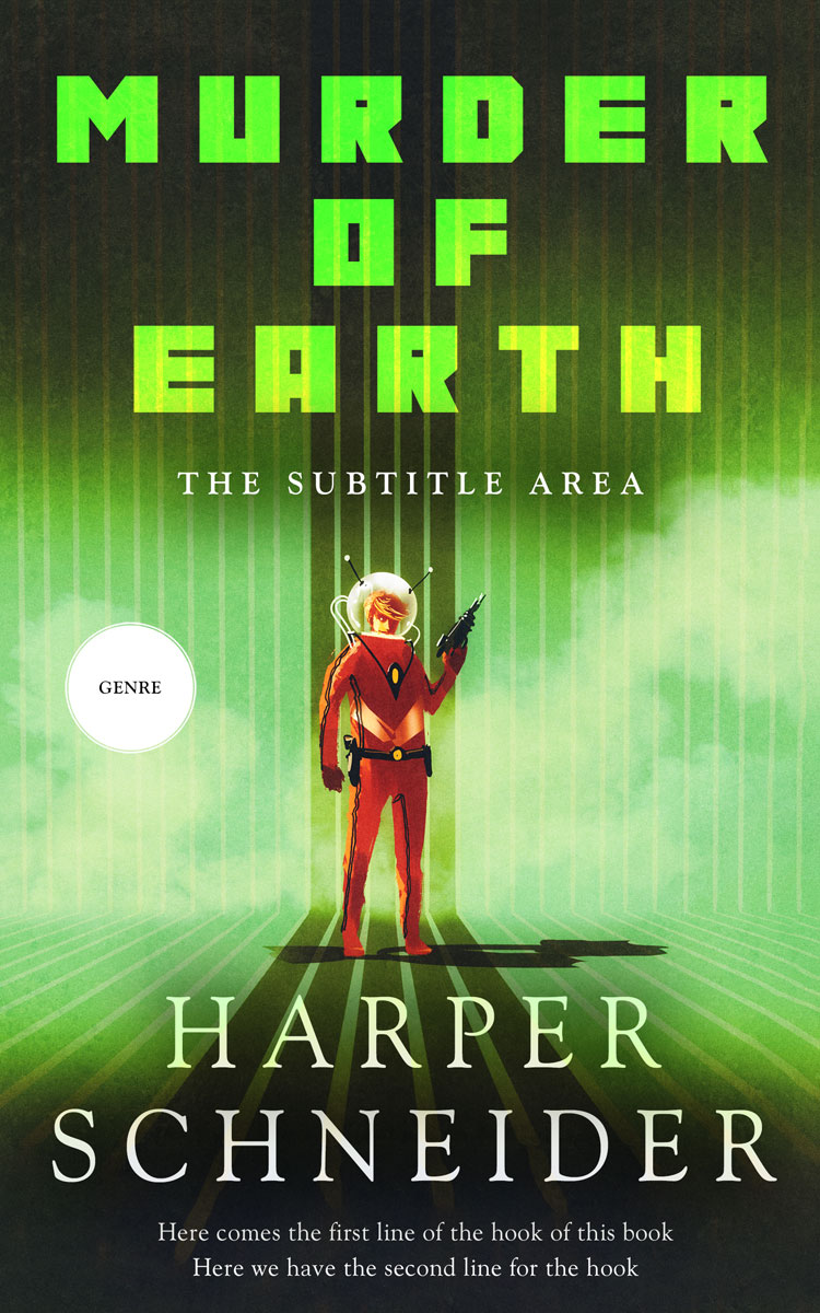 2D view of Green Kelp #12482 - Premade Science Fiction Book Cover