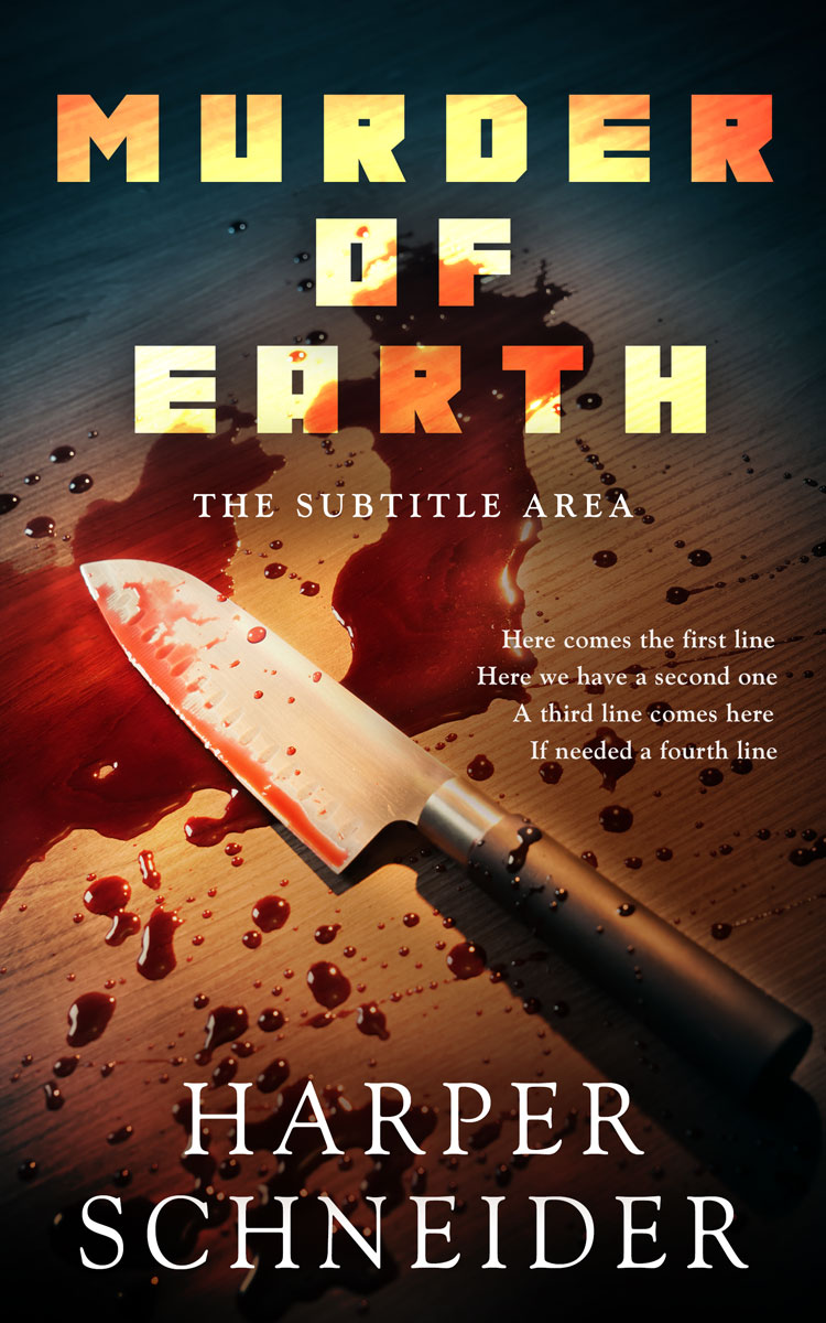 2D view of Cocoa Brown #12484 - Premade Mystery & Thriller & Suspense Book Cover