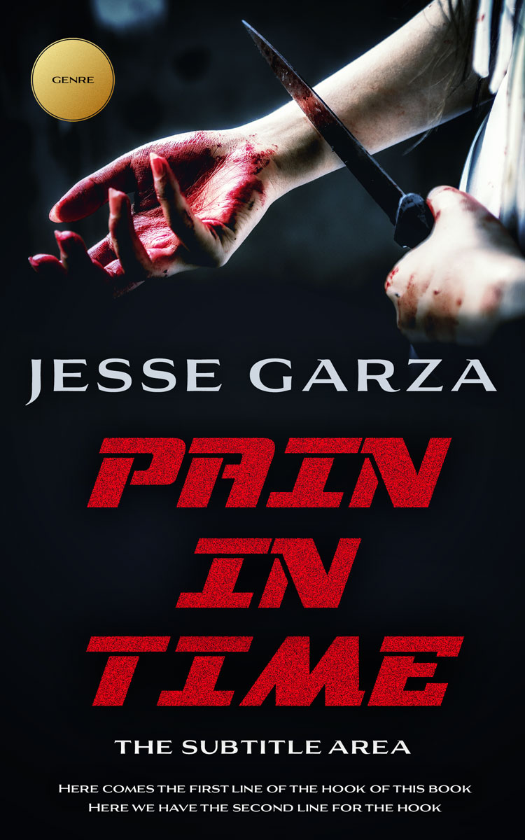 2D view of Premade Horror Book Cover - Contessa