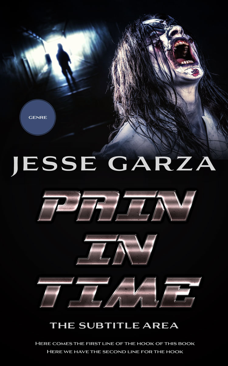 2D view of Pink Swan #12536 - Premade Horror Book Cover | BookCoverZone