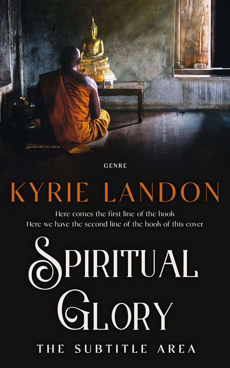 2D view of Cod Gray #12549 - Premade Religion & Spirituality Book Cover