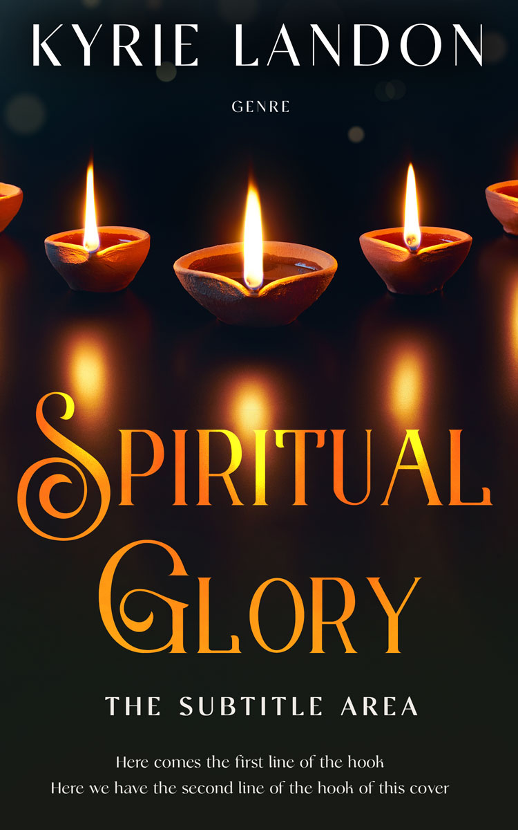 2D view of Cod Gray #12554 - Premade Religion & Spirituality Book Cover