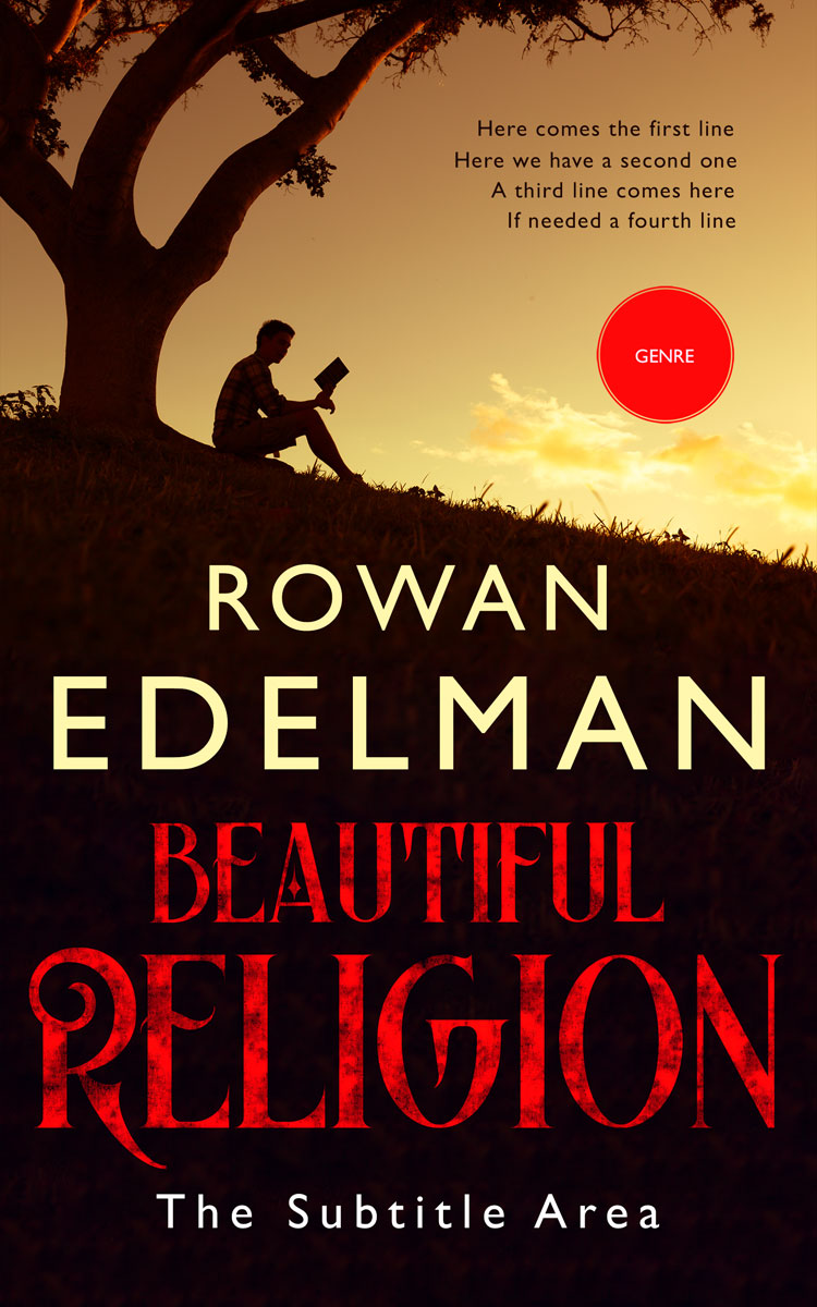 2D view of Premade Religion & Spirituality Book Cover - Crowshead