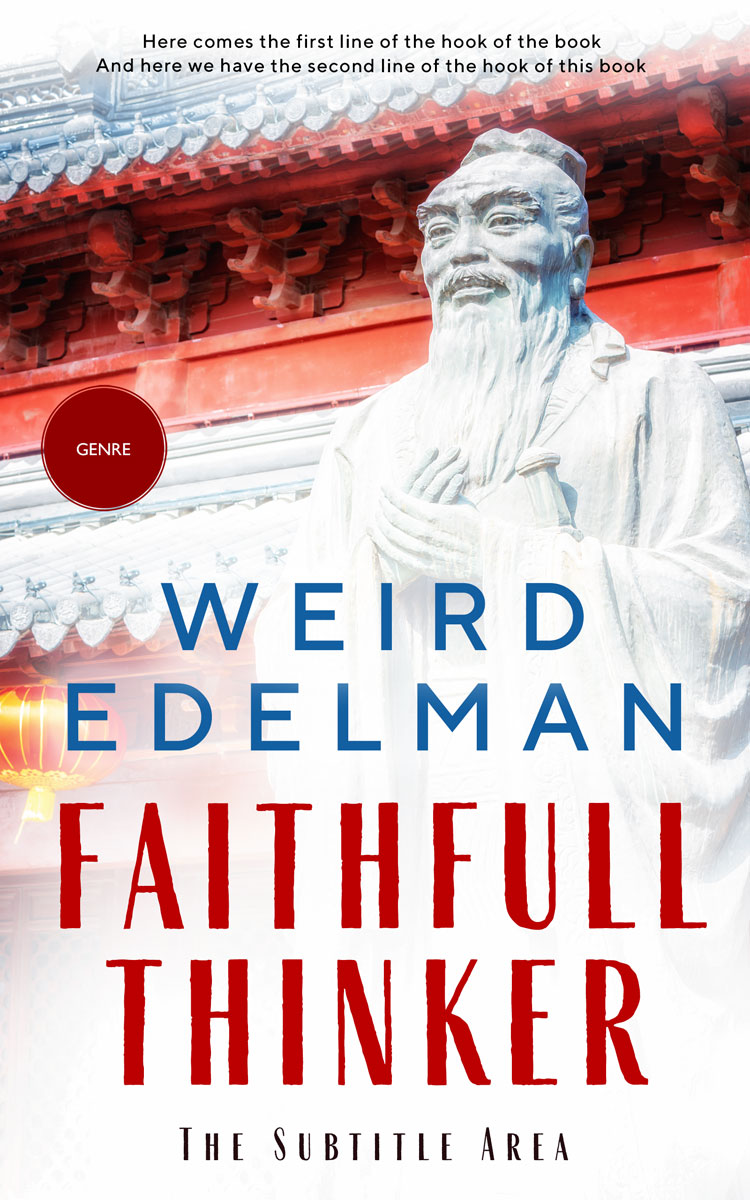 2D view of Premade Religion & Spirituality Book Cover - Thunder