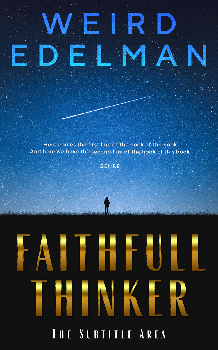 2D view of Big Stone #12607 - Premade Religion & Spirituality Book Cover