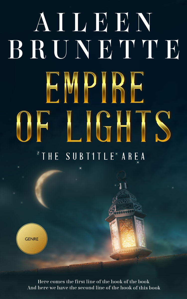 2D view of Premade Religion & Spirituality Book Cover - Firefly