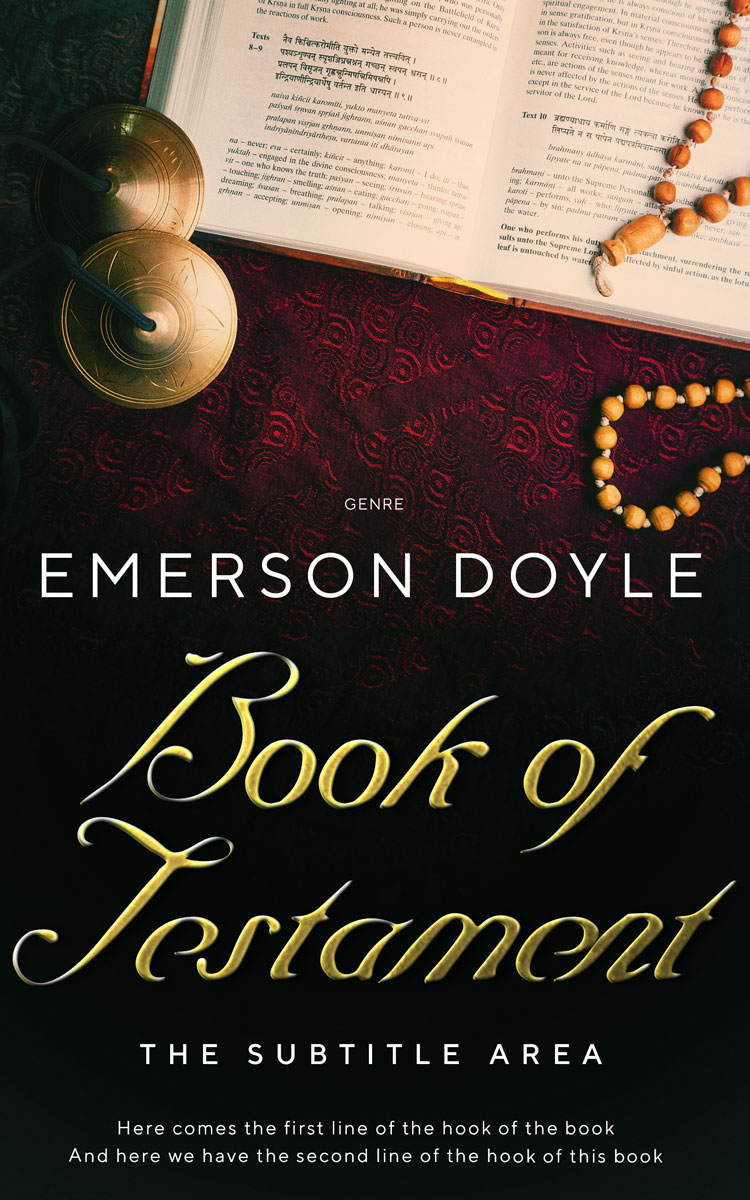 2D view of Cameo #12642 - Premade Religion & Spirituality Book Cover