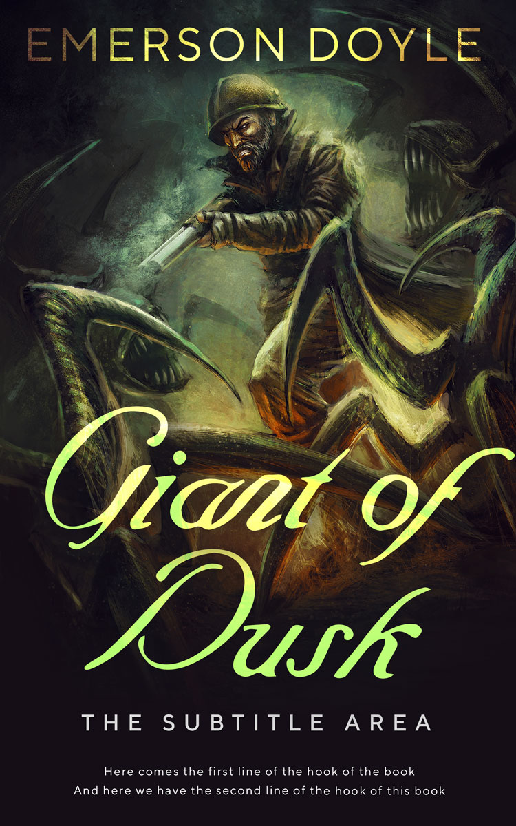 2D view of Premade Fantasy Book Cover - Mine Shaft