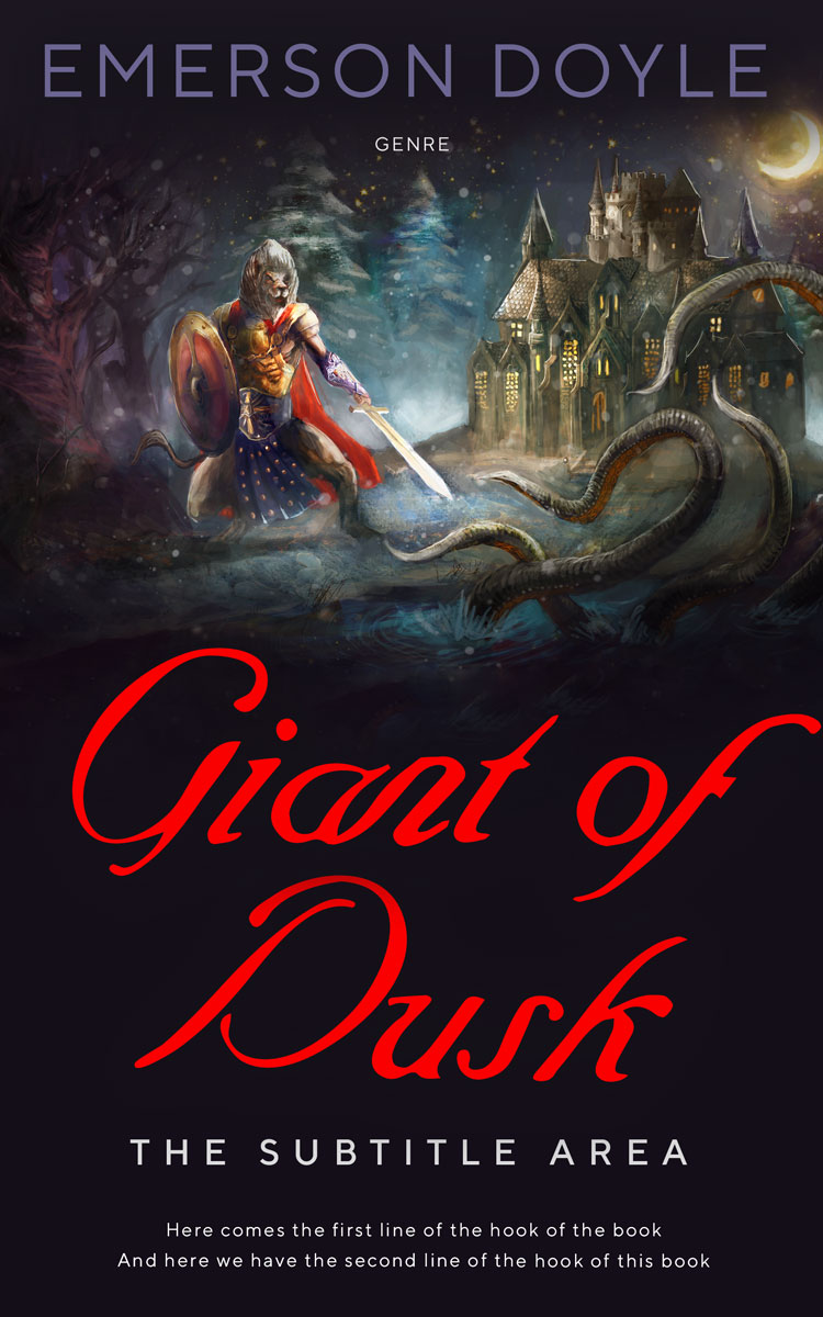 2D view of Premade Fantasy Book Cover - Bastille