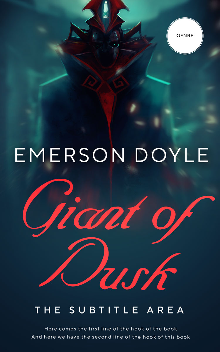 2D view of Big Stone #12657 - Premade Fantasy Book Cover