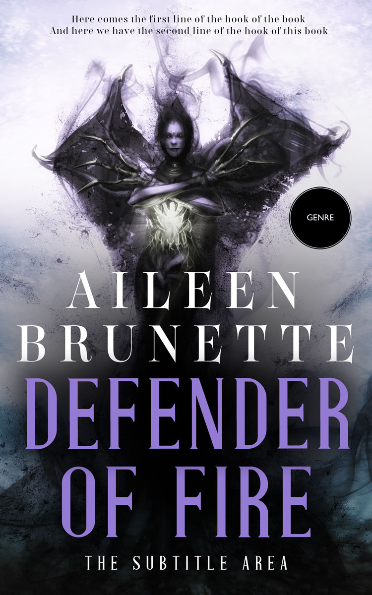 2D view of Snuff #12694 - Premade Fantasy Book Cover