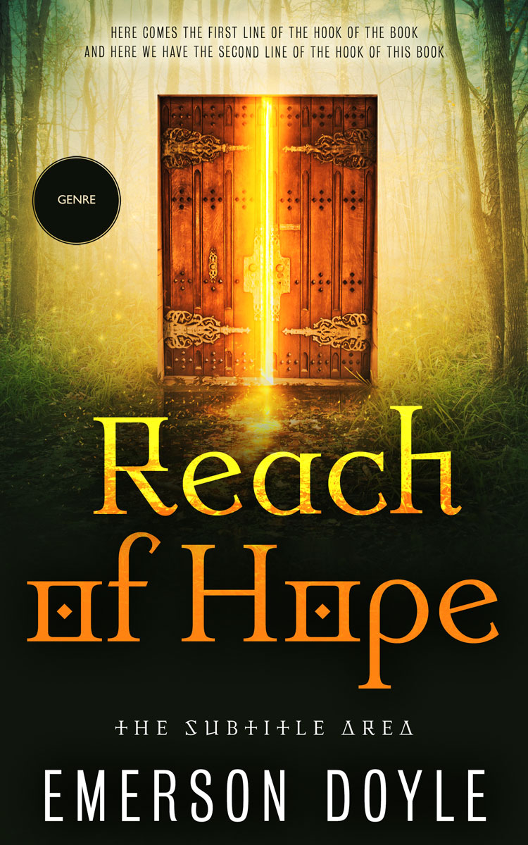 2D view of Eternity #12698 - Premade Fantasy Book Cover