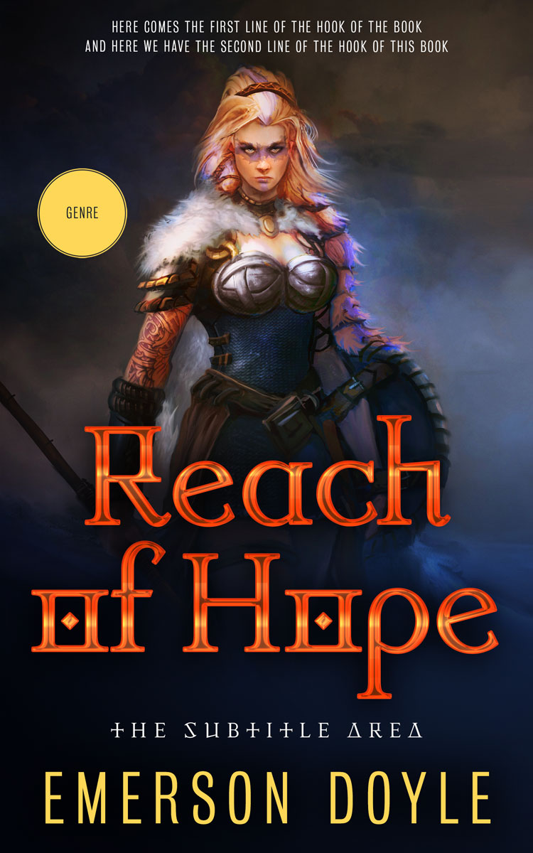 2D view of Shark #12700 - Premade Science Fiction Book Cover