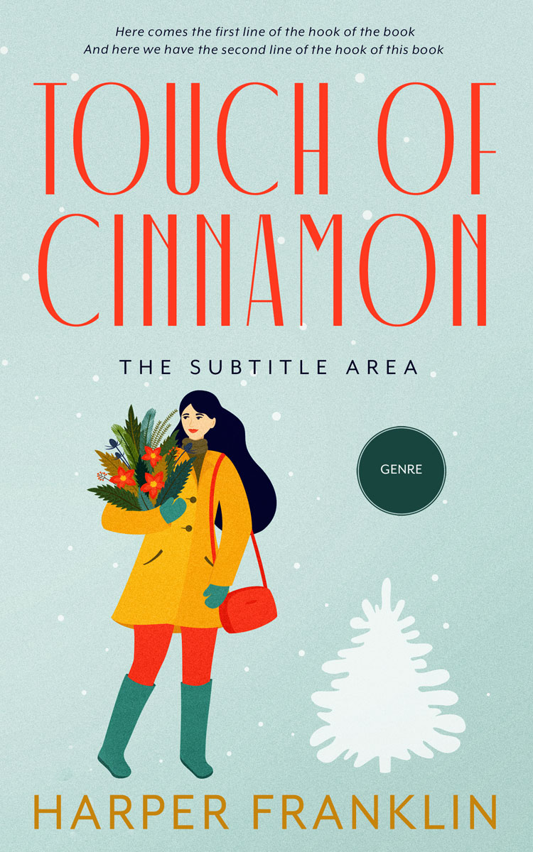 2D view of Edgewater #12726 - Premade Chick Lit Book Cover