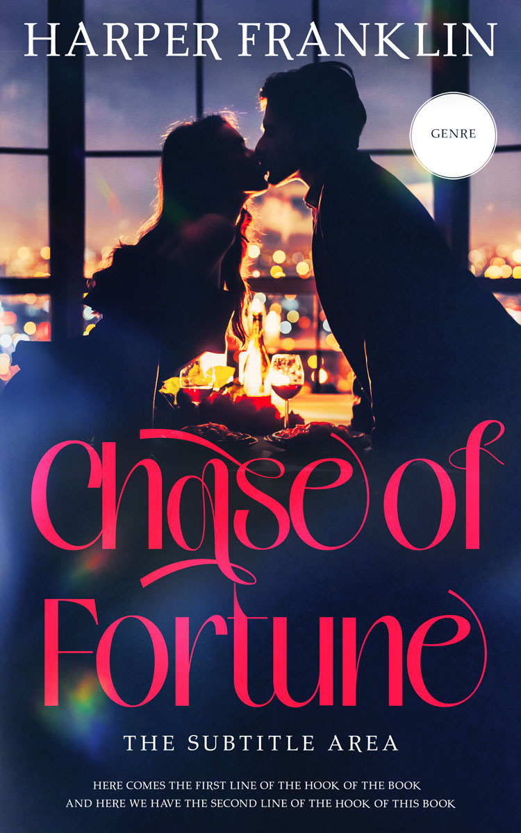 2D view of Premade Romance Book Cover - Big Stone