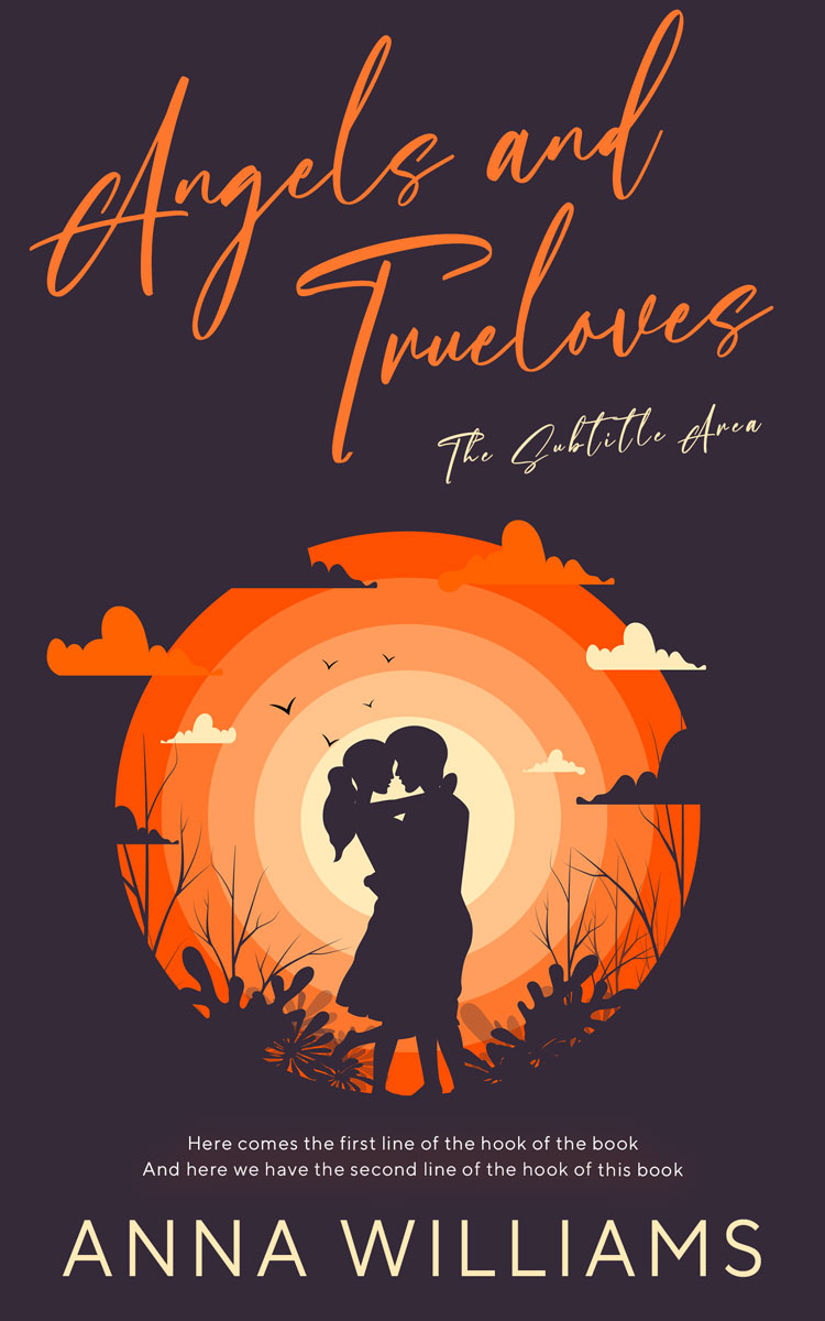 2D view of Blackcurrant #12786 - Premade Romance Book Cover