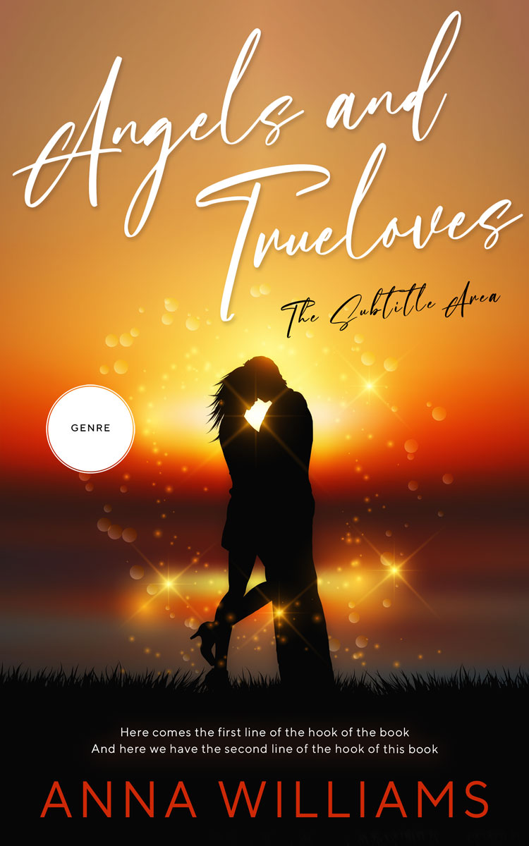 2D view of Raw Sienna #12787 - Premade Romance Book Cover