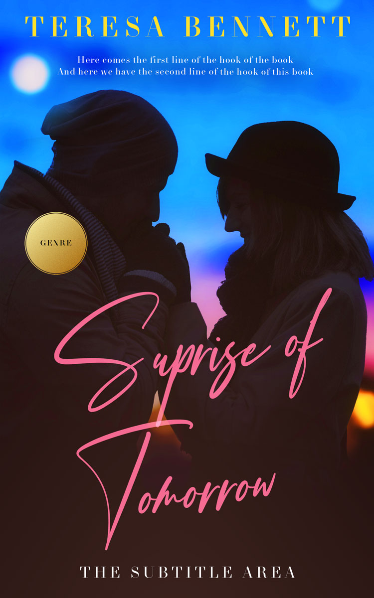 2D view of Gondola #12809 - Premade Romance Book Cover