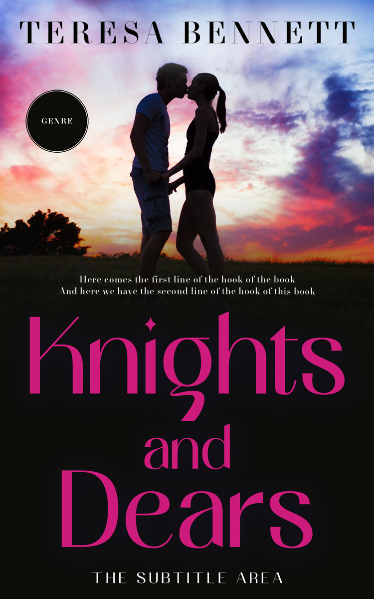 2D view of Premade Romance Book Cover - Thunder