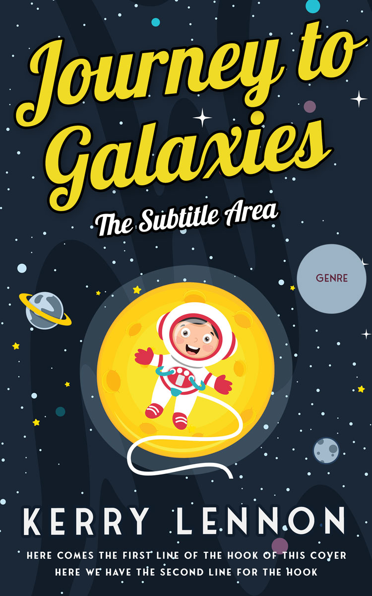 2D view of Mirage #12850 - Premade Science Fiction Book Cover