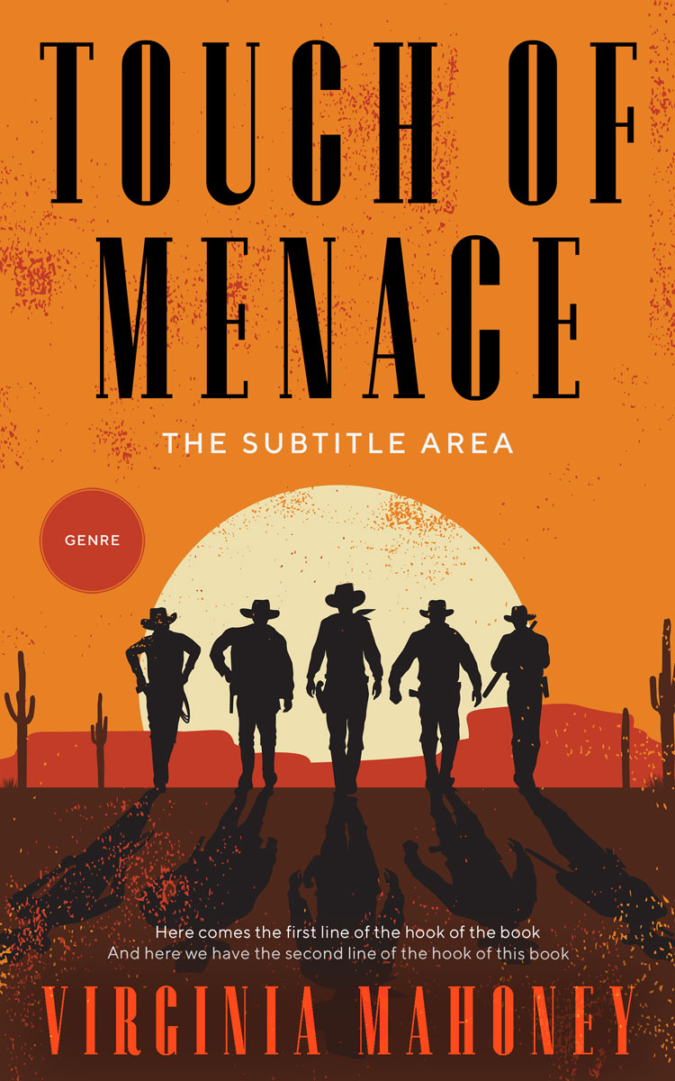 2D view of Zest #12889 - Premade Action & Adventure Book Cover