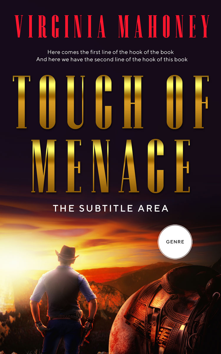 2D view of Raw Sienna #12893 - Premade Action & Adventure Book Cover