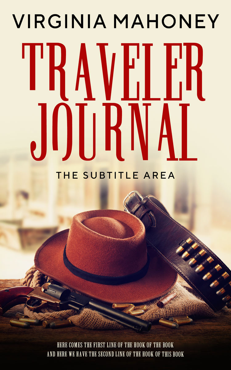 2D view of Parchment #12914 - Premade Action & Adventure Book Cover