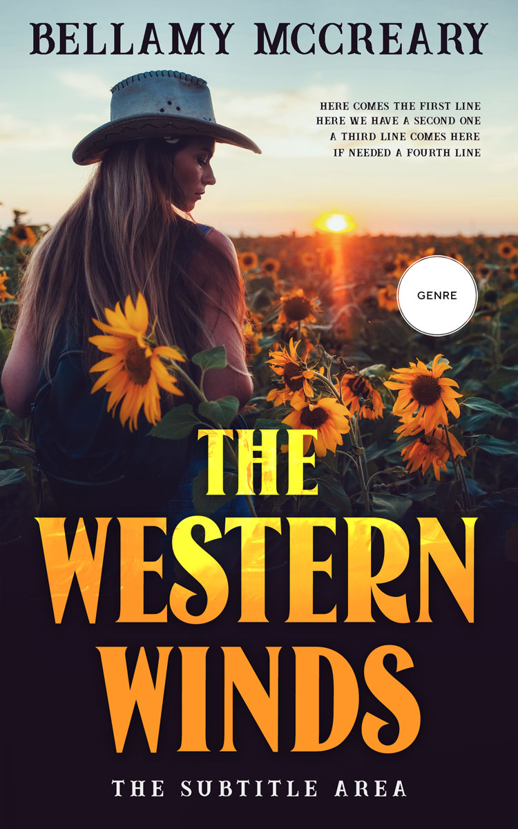 2D view of Premade Romance Book Cover - Thunder