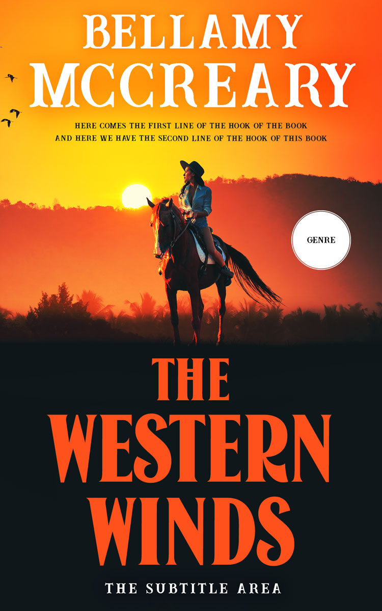 2D view of Tango #12920 - Premade Action & Adventure Book Cover