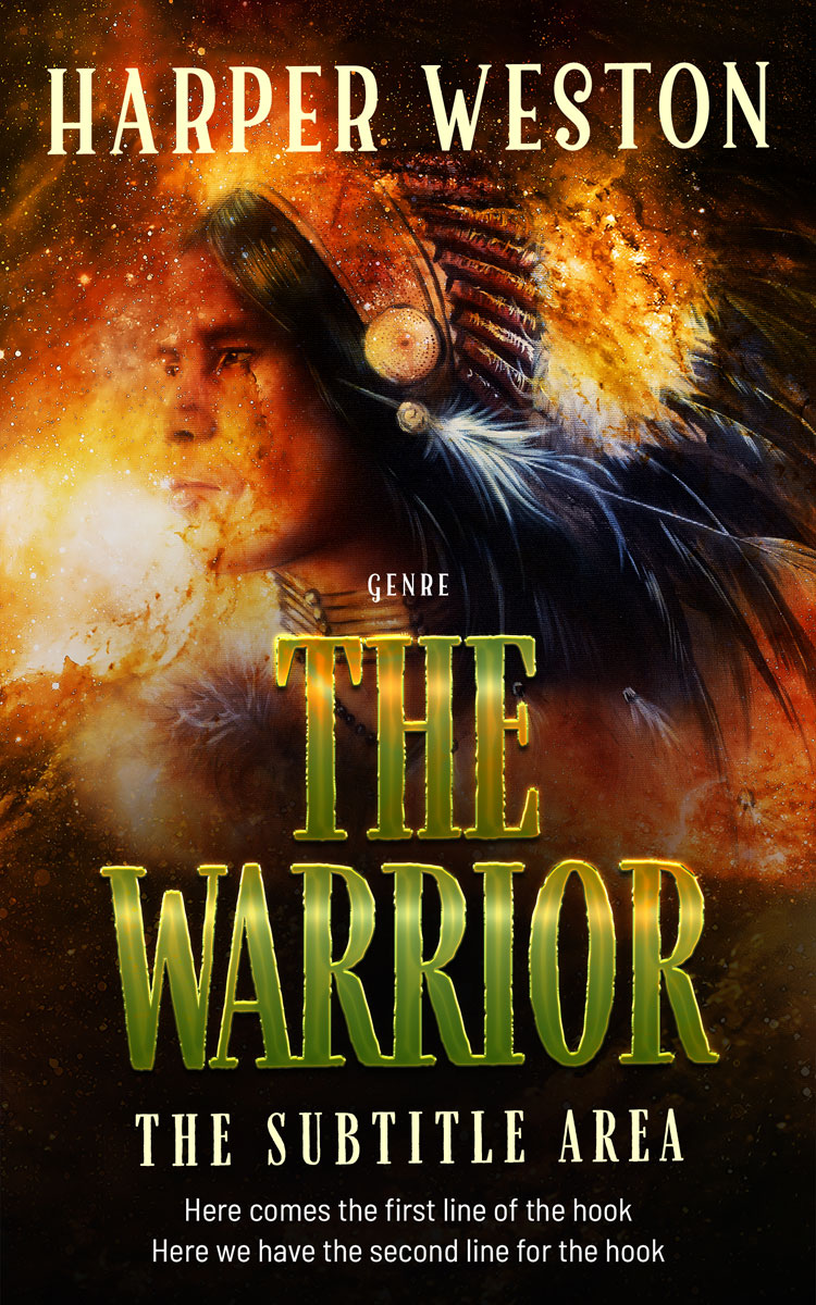 2D view of Di Serria #12937 - Premade Abstract Book Cover