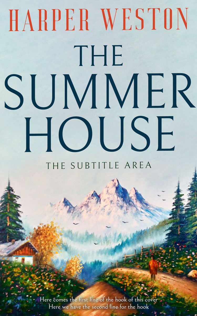 2D view of Tiara #12955 - Premade Literary Fiction Book Cover