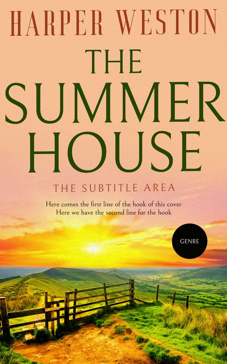 2D view of Tacao #12957 - Premade Literary Fiction Book Cover