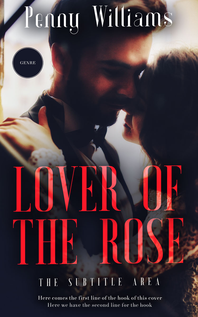 2D view of Premade Romance Book Cover - My Pink