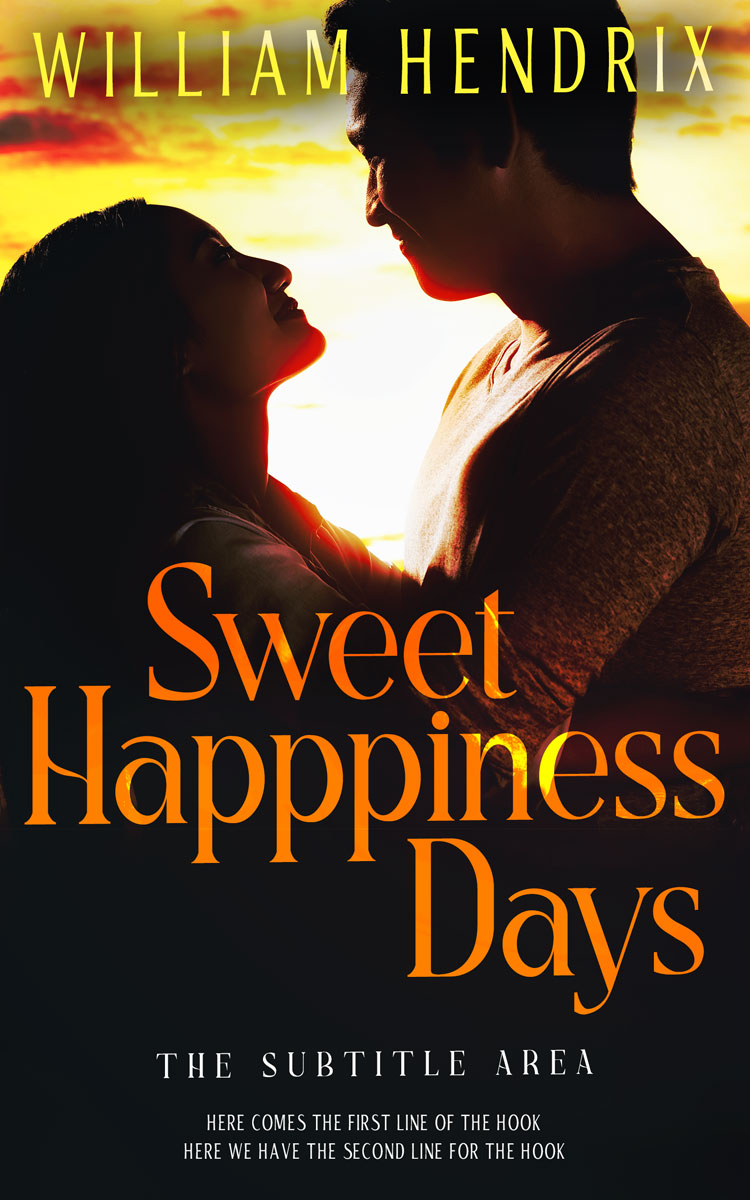 2D view of Porsche #13005 - Premade Romance Book Cover