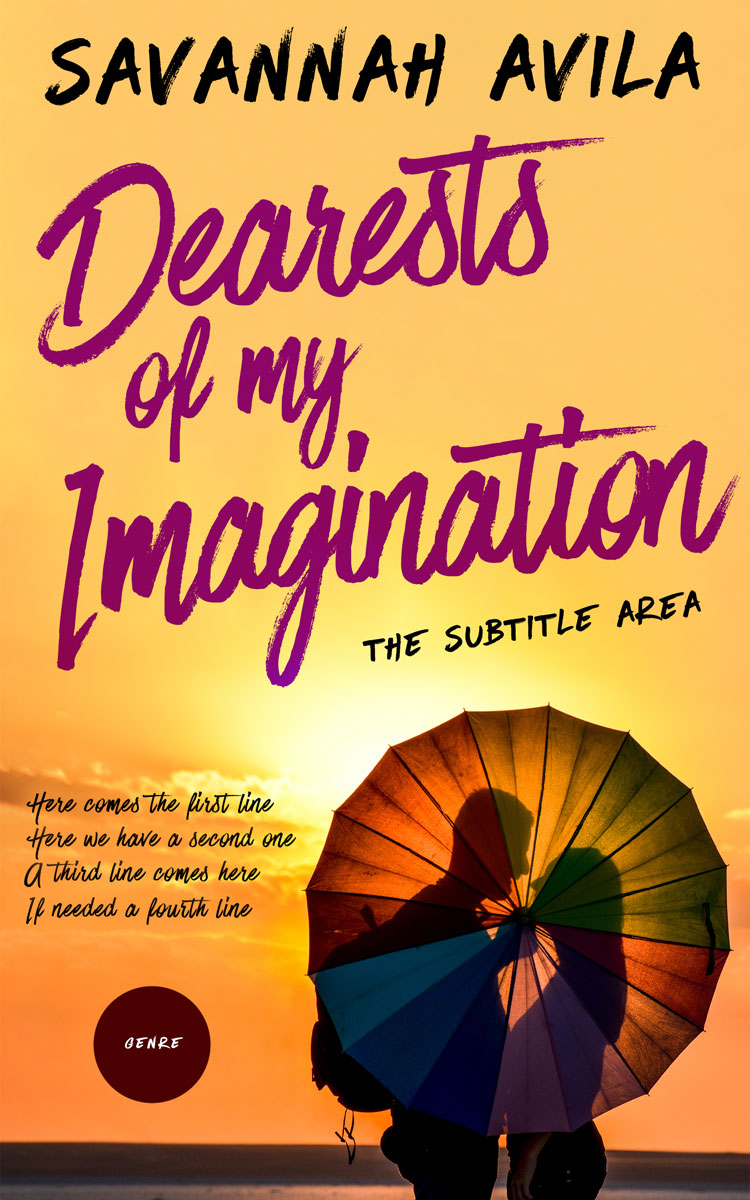 2D view of Saffron Mango #13020 - Premade Romance Book Cover