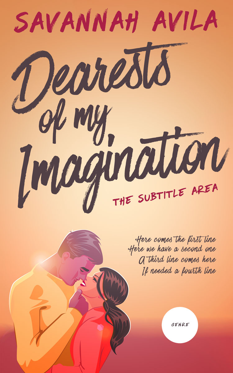 2D view of Tacao #13021 - Premade Romance Book Cover