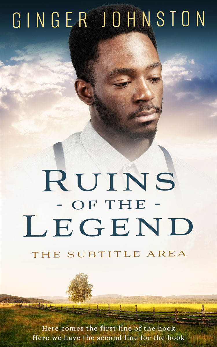 2D view of Pearl Bush #13047 - Premade Romance Book Cover