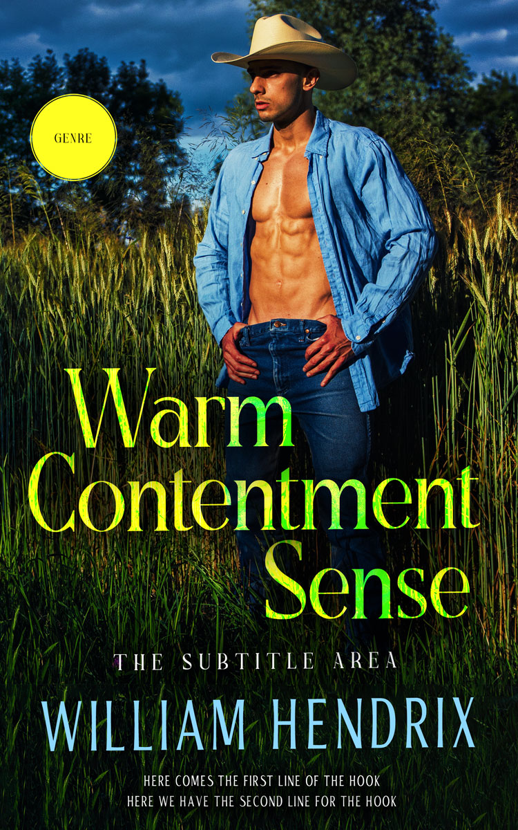 2D view of Premade Erotica Book Cover - Log Cabin