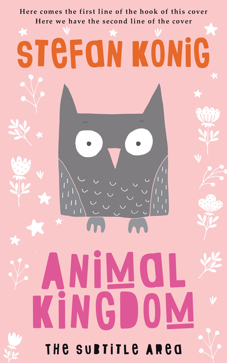 2D view of Premade Children's Book Cover - Azalea